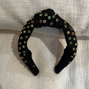 Lele Sadoughi multicolored Crystal headband